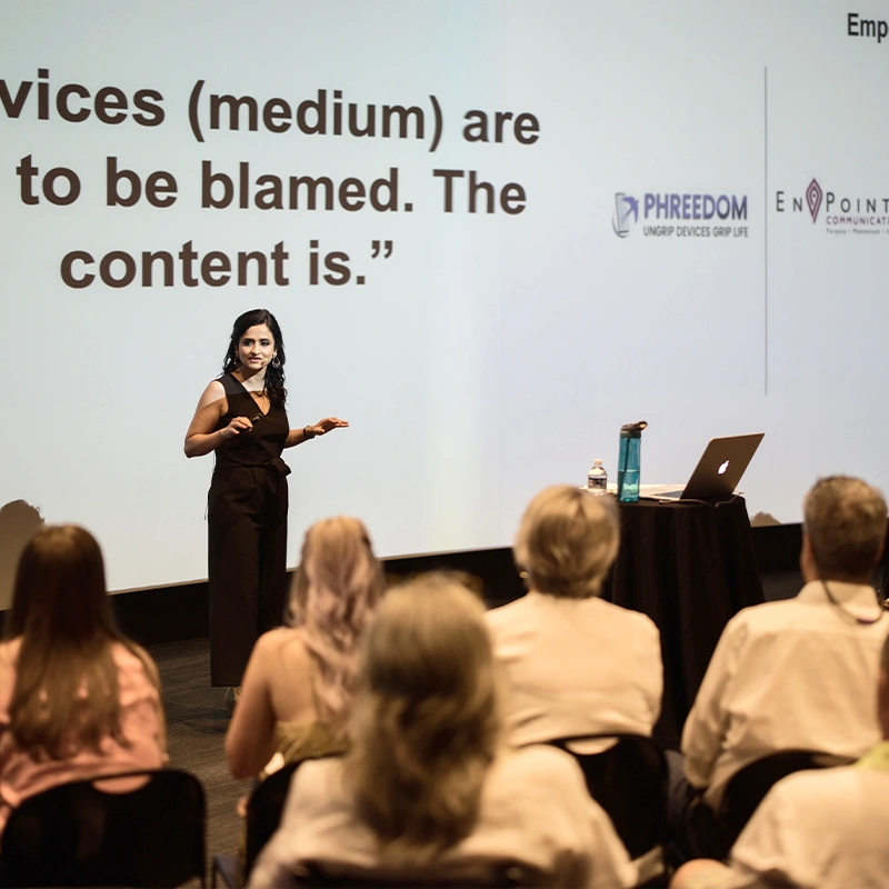 Half-day corporate digital wellness workshop